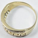 Greek Wedding Rings Greek Key Diamond 14k Solid Gold La S Band Ring Rubies & Sapphires